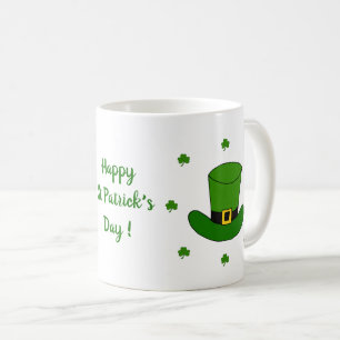 Happy St Patri Minimalist Cute Coffee Mug