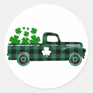 Happy St. Patrick’s Day – Celebrate the Irish Spir Classic Round Sticker