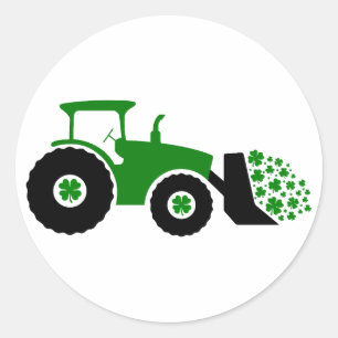 Happy St. Patrick’s Day – Celebrate the Irish Spir Classic Round Sticker