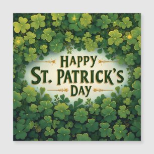 Happy St. Patrick’s Day Clover Art