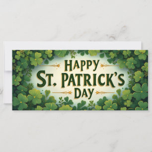 Happy St. Patrick’s Day Clover Art