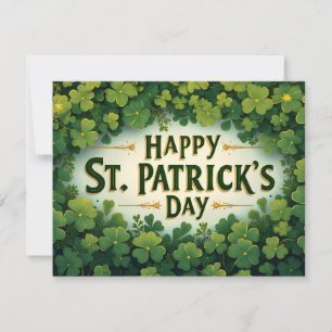 Happy St. Patrick’s Day Clover Art