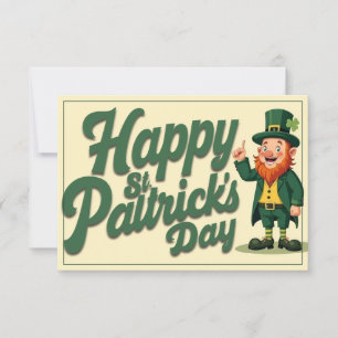 Happy St. Patrick’s Day Cute Leprechaun