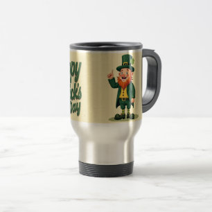 Happy St. Patrick’s Day Cute Leprechaun Travel Mug