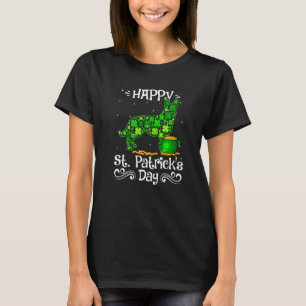 Happy St Patrick S Day German Shepherd Dogs Shamro T-Shirt