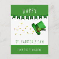 Happy St. Patrick`s day Gold and Hat