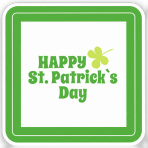 Happy St Patrick`s day Green Lucky Shamrock