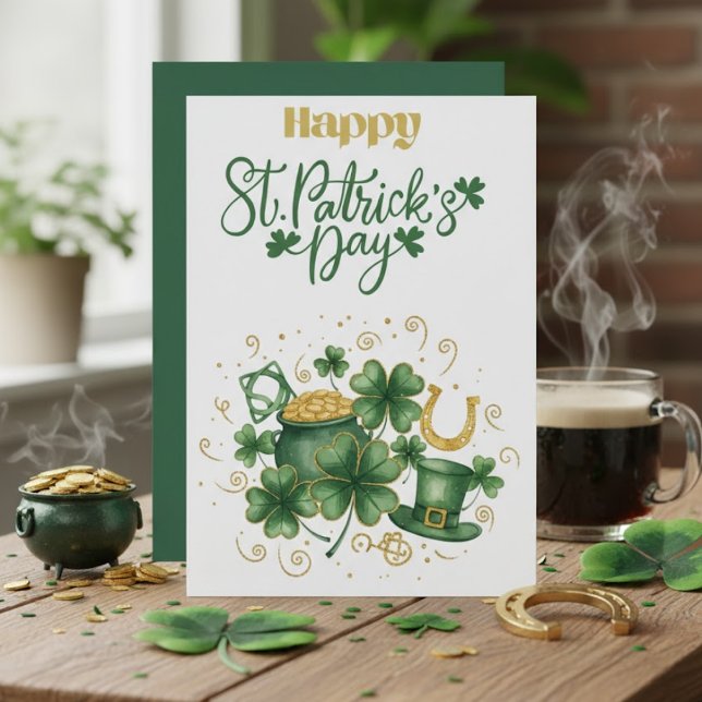 Happy St Patrick’s Day Irish Greeting Card (Creator Uploaded)