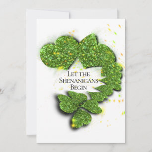 Happy St. Patrick’s Day, Let the Shenanigans Begin Invitation