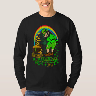 Happy St Patrick S Day Shamrock Graphic Men Women  T-Shirt