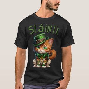 Happy St Patrick s Day Slainte Irish Gaelic Toast T-Shirt