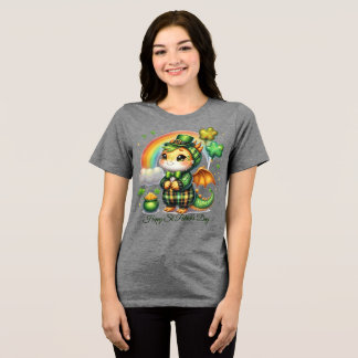 Happy St. Patrick’s Women’s Tri-Blend Shirt