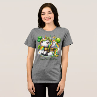 Happy St. Patrick’s Women’s Tri-Blend Shirt
