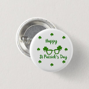 Happy St Patrick's Day    3 Cm Round Badge