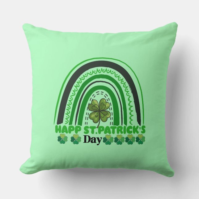 Happy St Patrick's Day-61797 Cushion (Front)