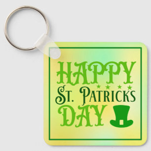Happy St. Patrick's Day-88489 Key Ring