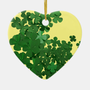 Happy St Patrick's Day and Good Luck Ceramic Tree Decoration