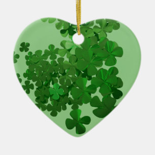Happy St Patrick's Day and Good Luck Ceramic Tree Decoration