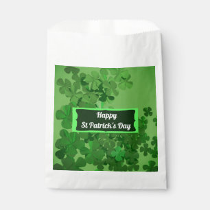 Happy St Patrick's Day and Good Luck Personalised Favour Bags