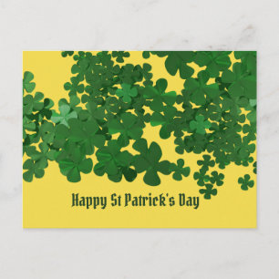 Happy St Patrick's Day and Good Luck Postcard