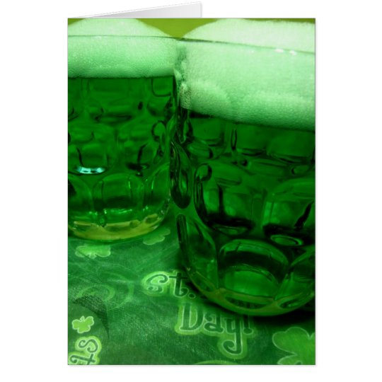Happy St. Patrick's Day Beer Card