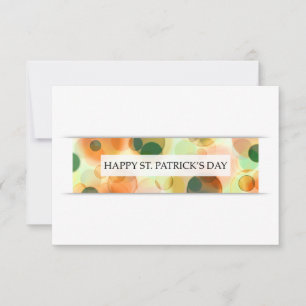 happy st patricks day (bokeh) invitation