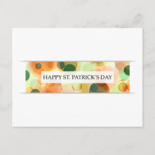 happy st patricks day (bokeh) postcard