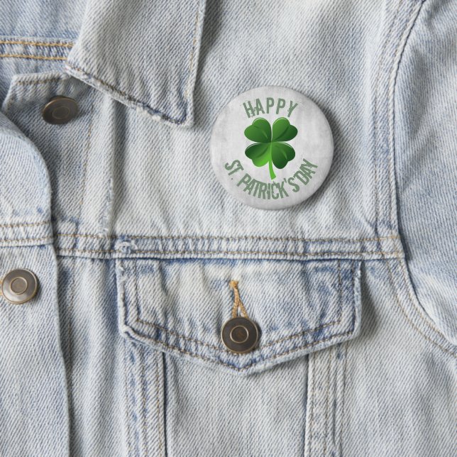 Happy St. Patrick's Day Button (In Situ)