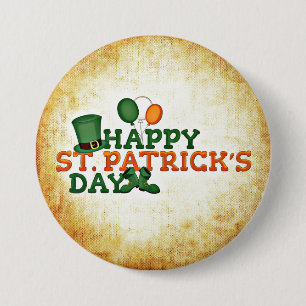 Happy St. Patrick's Day Button