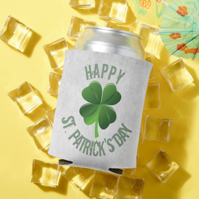 Happy St. Patrick's Day Can Cooler (In Situ Summer)