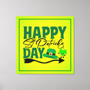 Happy St. Patrick's Day Canvas Print