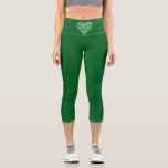 Happy St Patrick's Day  Capri Leggings<br><div class="desc">Happy St Patrick's Day</div>