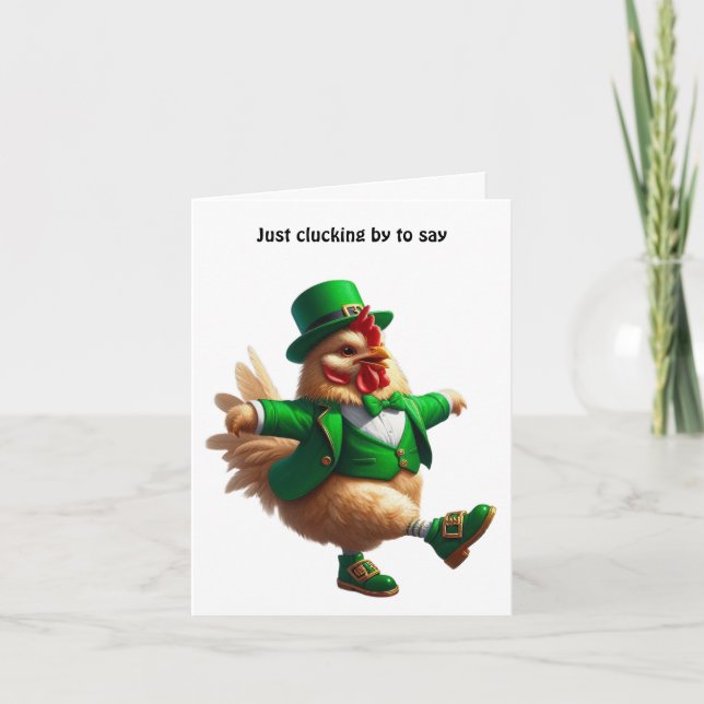 Happy St. Patrick's Day Card (Front)