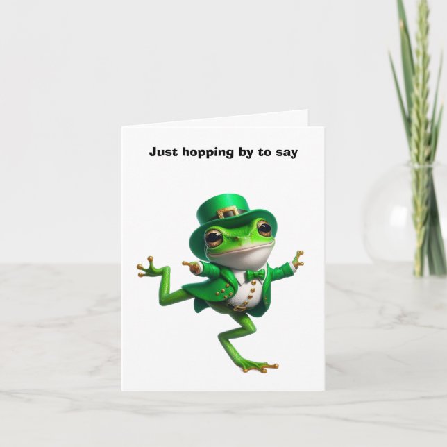 Happy St. Patrick's Day Card (Front)