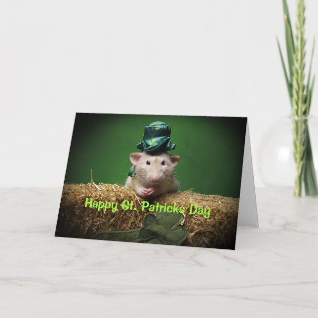 Happy St. Patricks Day card (Front)