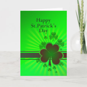 Happy St Patrick's day card