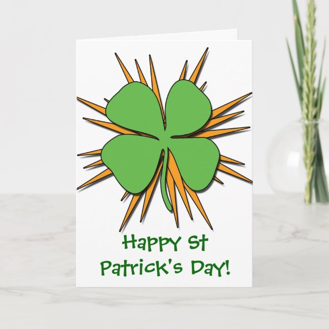 Happy St Patrick's Day! Card (Front)