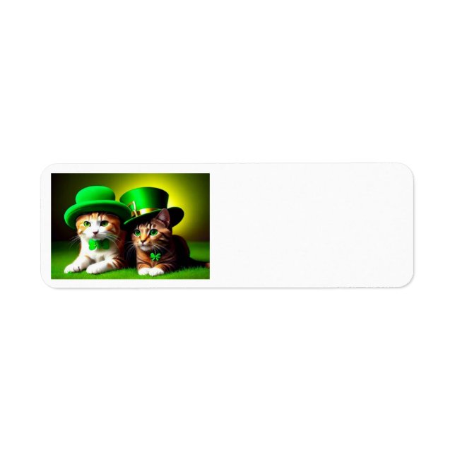 Happy St. Patrick's Day Cats (Front)