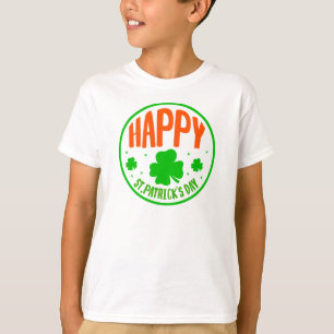 Happy St. Patrick's Day Circle Design-63501 T-Shirt
