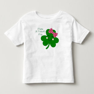 Happy St. Patrick's Day Clover Toddler T-Shirt