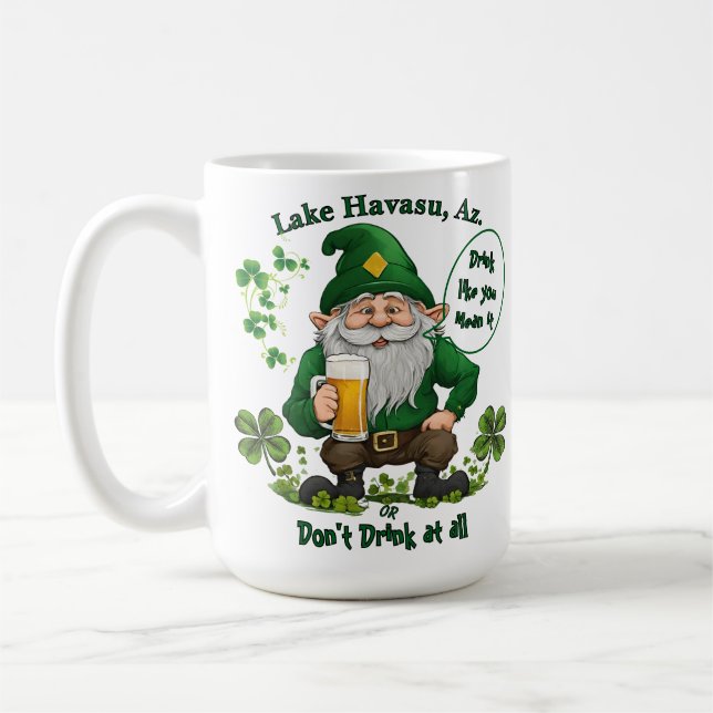 Happy St. Patrick's Day  Coffee Mug (Left)