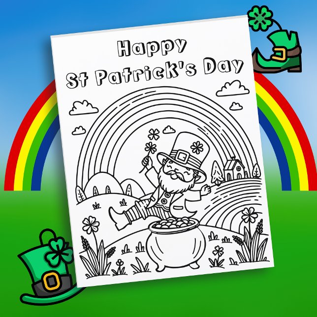 Happy St Patrick's Day | Colouring Page (Creator Uploaded)