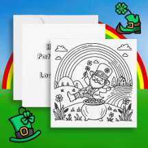 Happy St Patrick's Day | Colouring Page