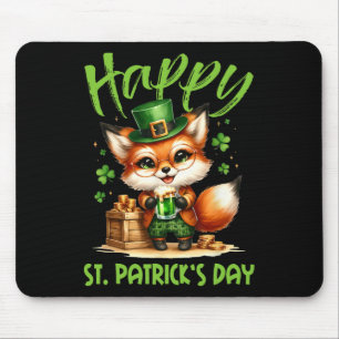 Happy St Patricks Day Costume Outfit Fox Irish Bee Mouse Mat