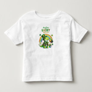 Happy St. Patrick's Day Crocodile Toddler T-Shirt