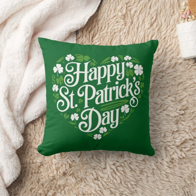 Happy St Patrick's Day  Cushion (Blanket)