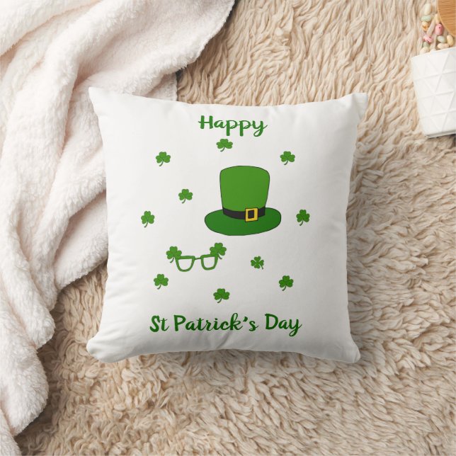 Happy St Patrick's Day   Cushion (Blanket)