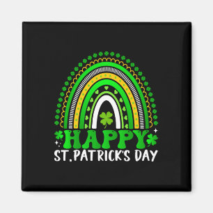 Happy St Patrick's Day Cute Rainbow St. Patricks D Magnet