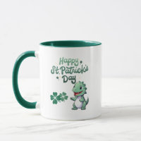 Happy St. Patrick's Day _ Dinosaur cute