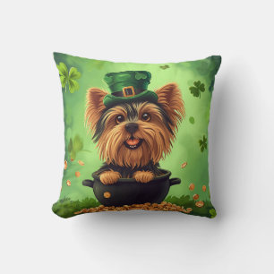 Happy St Patricks Day Dog Cushion